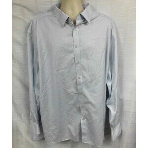 Charles Tyrwhitt Classic Fit Checkered Cotton Dress Shirt Long Sleeve 20 37